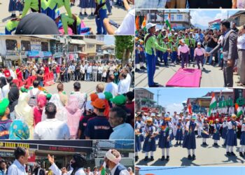 Vande Mataram Flash Mob performances held at Kulgam, scintillating performances amused audience