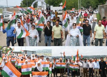 Shopian remains Abuzz with Har Ghar Tiranga Campaign Activities