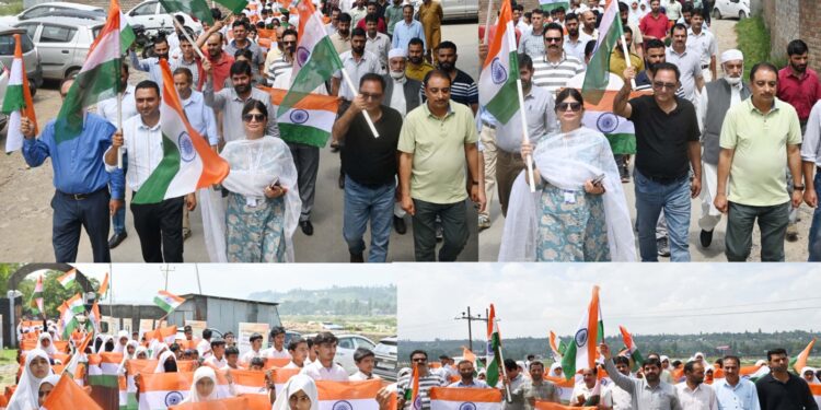 Shopian remains Abuzz with Har Ghar Tiranga Campaign Activities