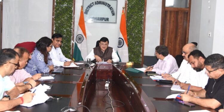 DC reviews implementation of social security, labour welfare schemes in Udhampur