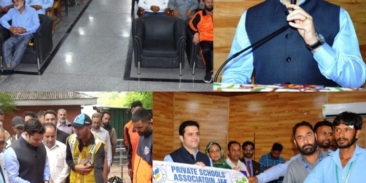 DC Budgam inaugurates training programme for drivers, support staff of private schools; distributes Rs15 lakh insurance support among trainees