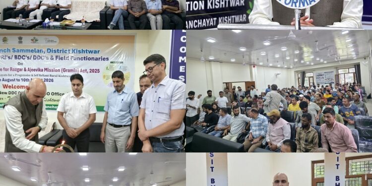 DC inaugurates District-Level Panch Sammelan on VB-GRAM-G Act-2025 at Kishtwar