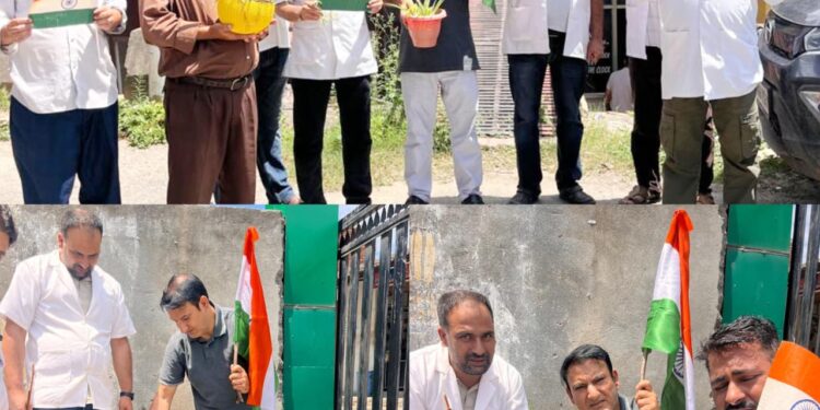 Plantation Drive held at PHC Assar under Har Ghar Tiranga Campaign