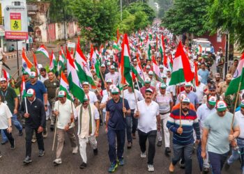 Tiranga Rally taken out in Jammu ahead of Independence Day