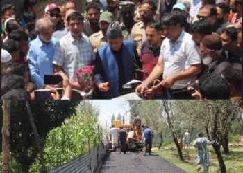 Speaker tours Wanpora, Qazipora, Takiya Hayatpora Sarie; reviews developmental works