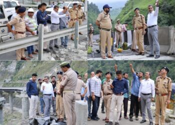 DC inspects progress of NH-44 Four-Laning works on Ramban-Banihal stretch