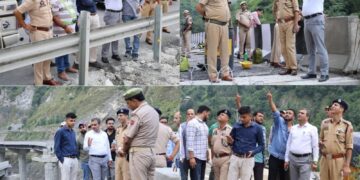 DC inspects progress of NH-44 Four-Laning works on Ramban-Banihal stretch