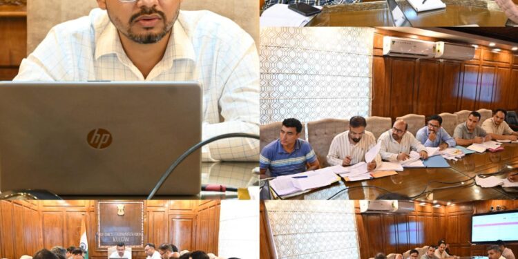 DC Kulgam reviews progress of developmental projects under CAPEX, other key sectors