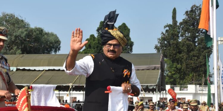 Javed Rana hoists National Flag on 80th Independence Day at Poonch