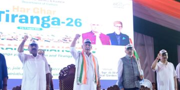 Lieutenant Governor Joins Tiranga Yatra, Says 21st Century Belongs to Bharat