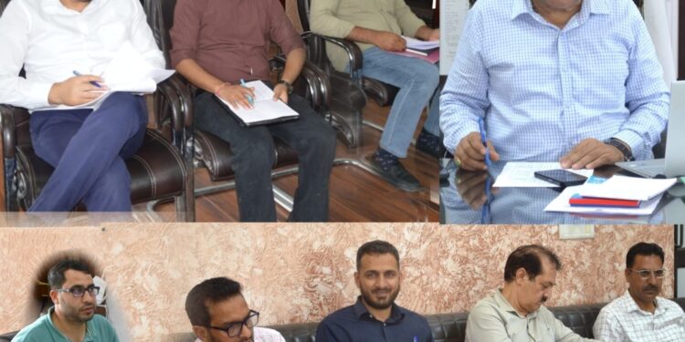 DC Poonch reviews Change of Land Use Cases, Stresses prompt disposal