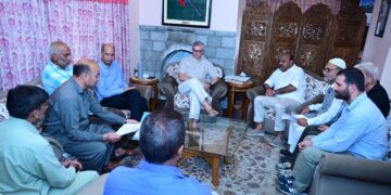 CM Omar Abdullah meets delegations, individuals to discuss public, tourism and trade-related issues