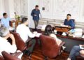 MLA Javaid Mirchal, JJM Contractors’ Association call on Javed Rana