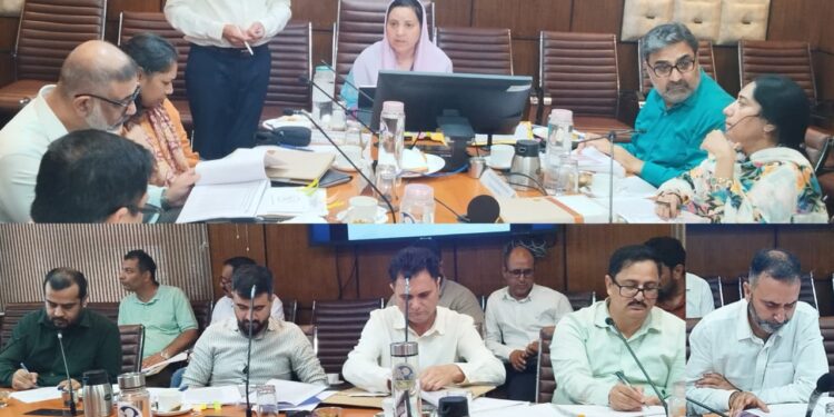 Sakeena Itoo chairs 46th BoDs meet of JKSCSTBC Development Corporation