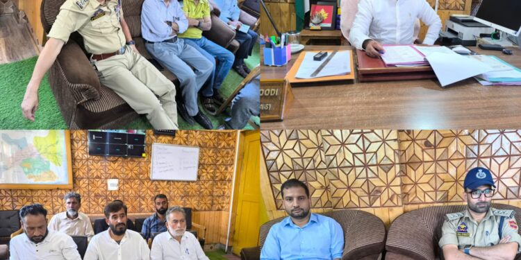 ADC Handwara holds meeting to finalize arrangements for Tiranga Rally