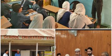 ADC Sopore conducts inspection of facilities at GBMS checkroady Khan Sopore