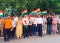 Registrar of Companies (ROC J&K) leads Tiranga Yatra at Bahu Plaza Jammu