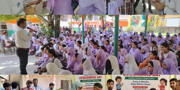 National Deworming Day observed across district Doda with focus on 100% coverage