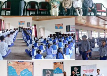 Awareness Programme on Nasha Mukt Abhiyaan organized for students at Bhaderwah
