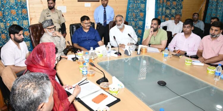 Rana reviews water supply, irrigation, forest, tribal issues of Khanyar, Hazratbal constituencies