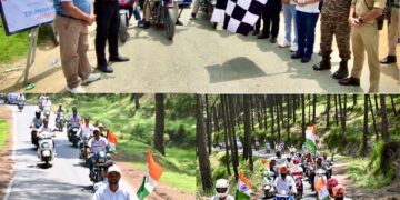 Tiranga Bike Rally organised from Border village Kalsian to Brig Usman Memorial