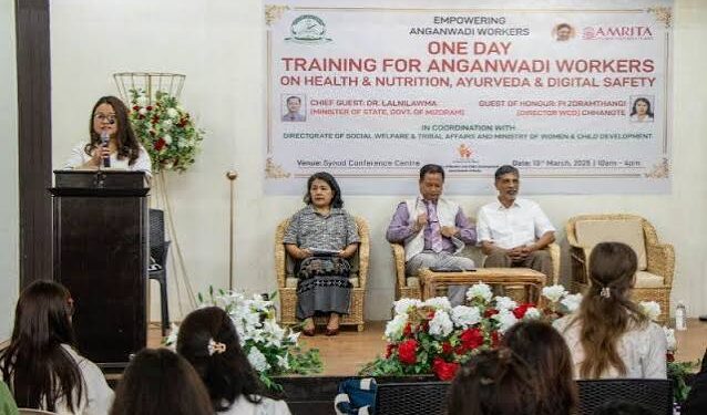 One Day Training Programme for Anganwadi Workers held under NMBA