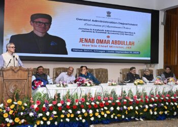 CM Omar Abdullah distributes appointment orders to 55 JKAS, Accounts Service officers