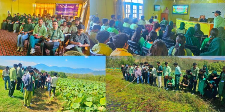 KVK Bandipora-1 hosts RAWE Students for Field-Based Agricultural Learning