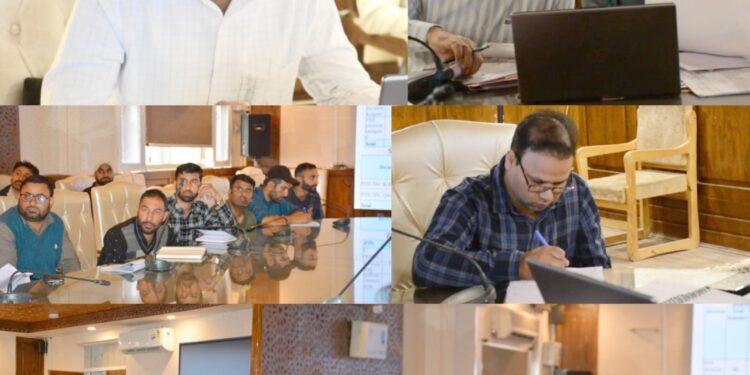 DDC Kulgam chairs meeting to assess progress of Jal Jeevan Mission