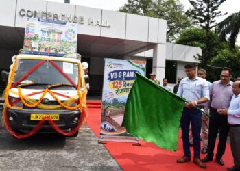 DDC Reasi flags off IEC Van to promote awareness on Viksit Gram Panchayat Plan