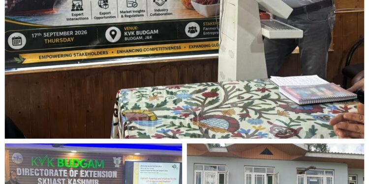SKUAST-K KVK Budgam holds Capacity Development Programme on Export Standards, Branding of Agricultural Products