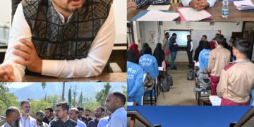 DC Kulgam reviews ongoing works at EMRS Tangmarg