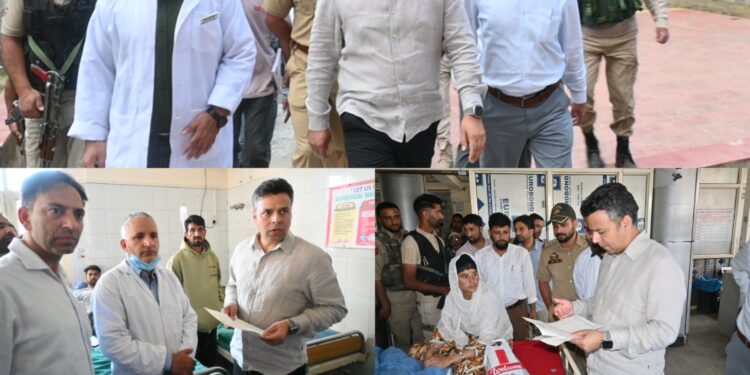 DDC Anantnag inspects SDH, SDM Office Dooru