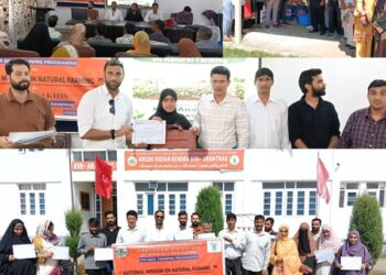 Five-Day Training Programme on Natural Farming under NMNF concludes at KVK-Anantnag