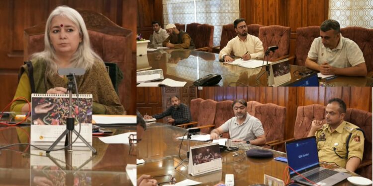 DC Bandipora reviews measures to curb Illegal Mining