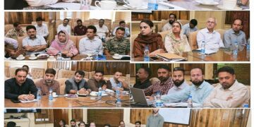 Div Com Kashmir reviews new Alignments of Srinagar Ring Road Phase-III