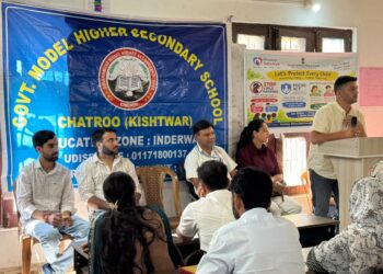 Students senstized to POCSO, Child Marriage Prohibition Acts at GBHSS Chatroo
