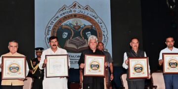 Lieutenant Governor Unveils Statue of Acharya Abhinavagupt, Launches Two Books and Artists’ Welfare Scheme