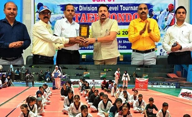 UT-Level Taekwondo Championship organised at Indoor Stadium Doda