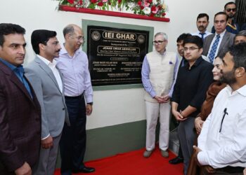 CM Omar Abdullah inaugurates IEI guest house ‘IEI GHAR’ at Church Lane, Sonwar