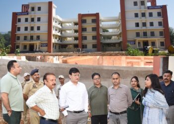 DC inspects progress of work on GMC Udhampur