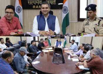 DC Ramban reviews Road Safety Measures