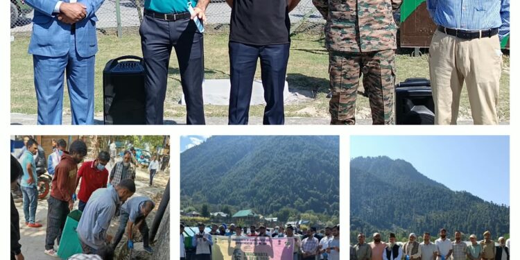 Civil Administration, Indian Army conduct Mega Cleanliness Drive in Tangdhar