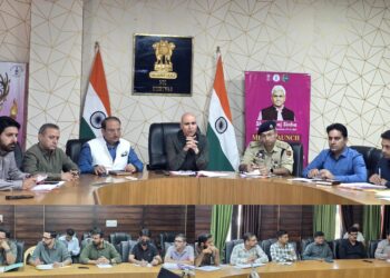 DC Kishtwar reviews drug control measures at NCORD Committee meeting