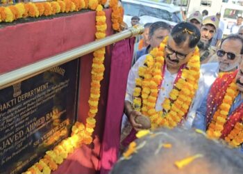 Rana lays foundation stone for flood-restoration and riverbank protection works worth ₹14.69 Cr in Jammu East, Nagrota