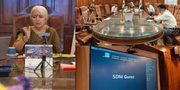 DC Bandipora reviews progress on Burnai–Jawdara PMGSY Road