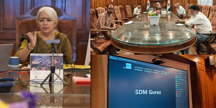 DC Bandipora reviews progress on Burnai–Jawdara PMGSY Road