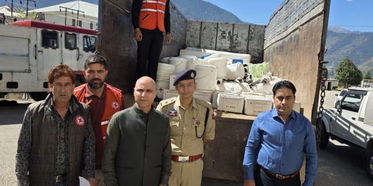 Relief material dispatched for Mungli Warwan fire victims
