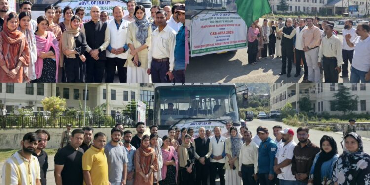 DC Kishtwar flags off 5-day Farmers’ Exposure Visit to Bhaderwah under CSS-ATMA