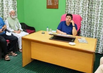 DPO reviews working of Poshan Project Thathri